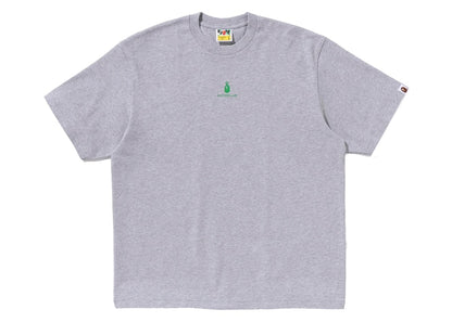 BAPE College Logo Relaxed Fit Tee Heather Grey