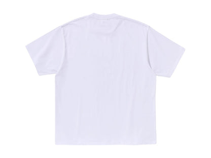BAPE College Logo Relaxed Fit Tee White