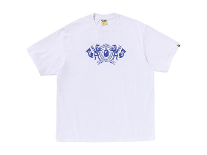 BAPE College Logo Relaxed Fit Tee White