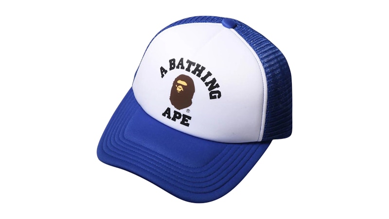 BAPE College Mesh Cap (FW25) Blue