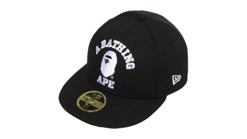 BAPE College New Era 59Fiity Low Profile Cap Black