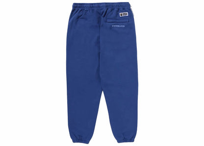BAPE College One Point Overdye Pants Blue