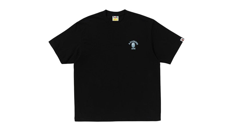 BAPE College One Point Relaxed Fit Tee Black