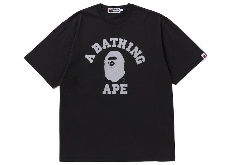 BAPE College Overdye Tee Black