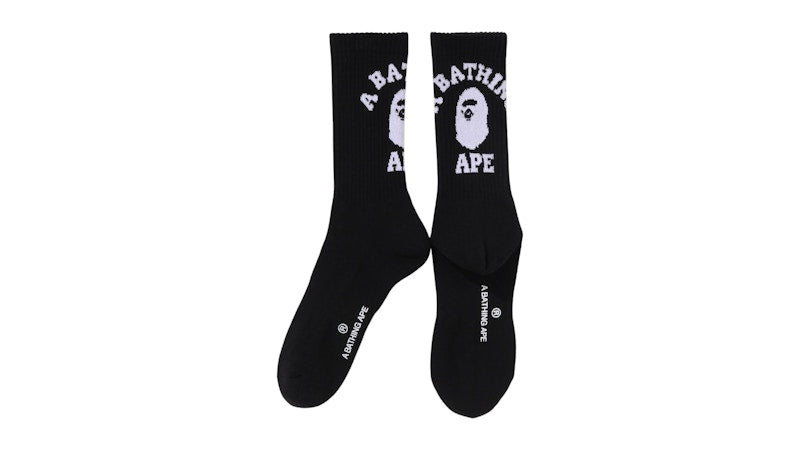 BAPE College Socks (SS25) Black