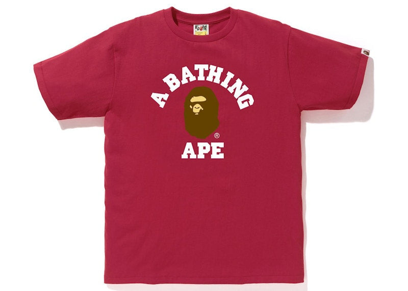 BAPE College Tee (SS21) Red