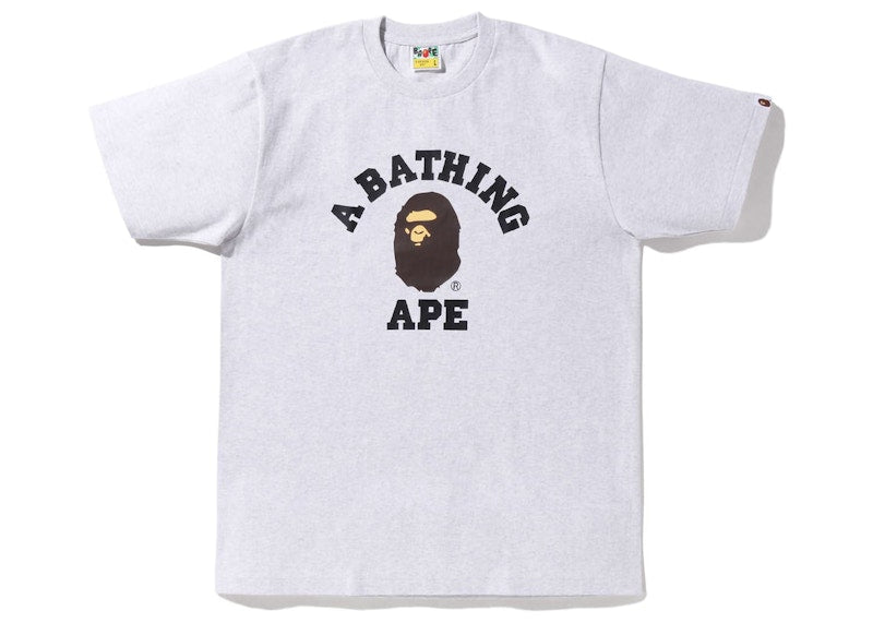 BAPE College Tee (SS23) Grey