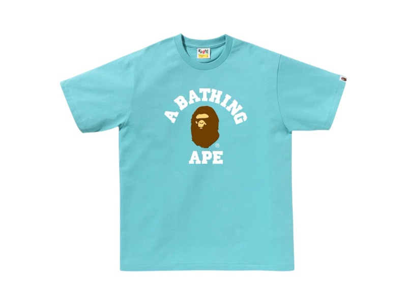 BAPE College Tee (SS25) Blue
