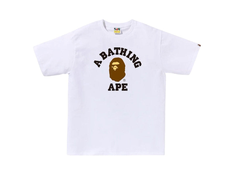 BAPE College Tee (SS25) White