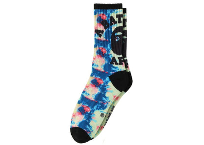 BAPE College Tie Dye Socks Multi