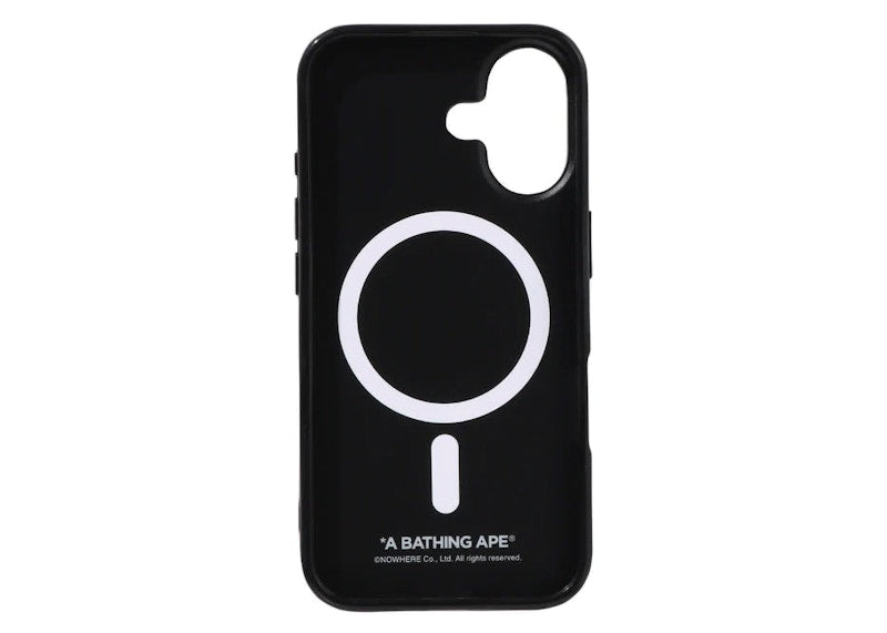 BAPE College iPhone 16 Case Black