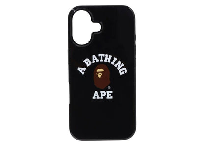 BAPE College iPhone 16 Case Black