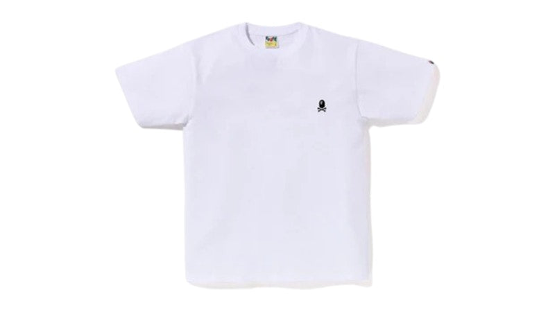 BAPE Color Ape Crossbone One Point Tee White
