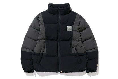 BAPE Color Block Down Jacket Black