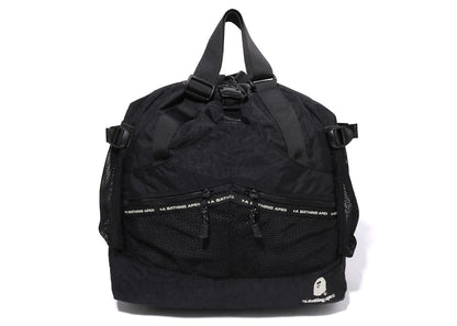 BAPE Color Block Multi Bag Black