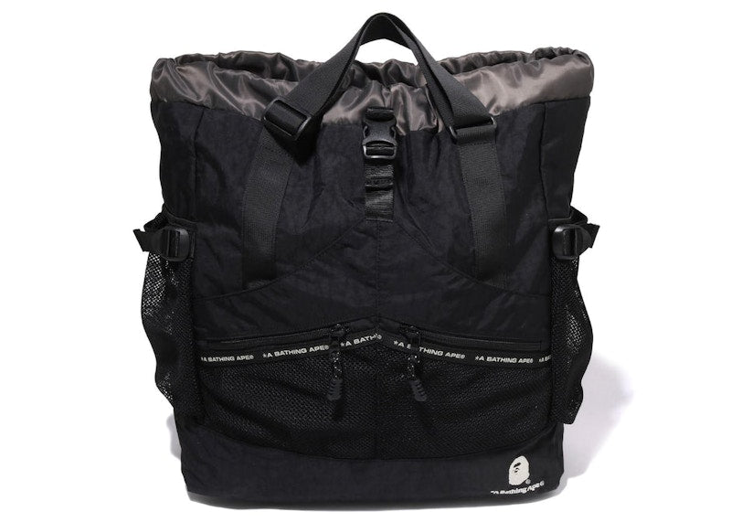 BAPE Color Block Multi Bag Black