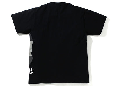 BAPE Color Block Side Big Ape Head Tee (SS21/FW22) Black/Black