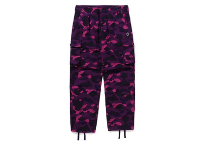 BAPE Color Camo 6 Pocket Pants Purple