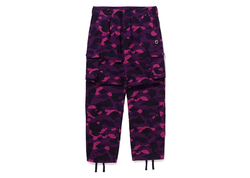 BAPE Color Camo 6 Pocket Pants Purple