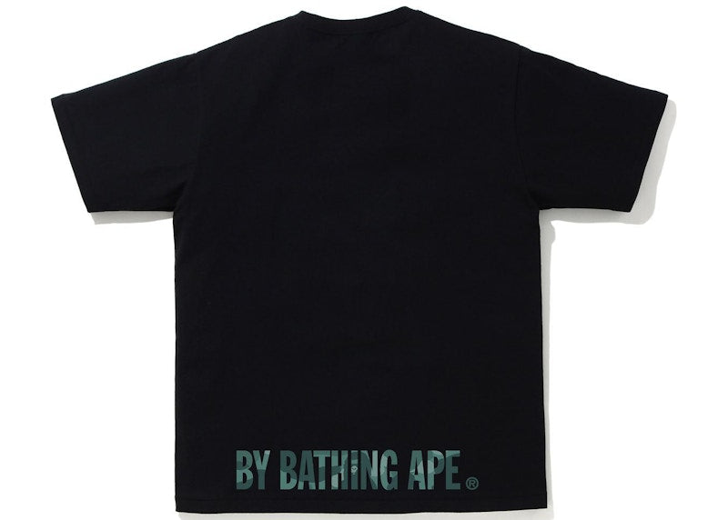 BAPE Color Camo Ape Face Tee Black/Green