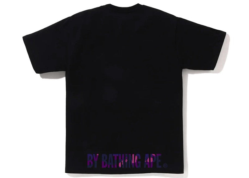 BAPE Color Camo Ape Face Tee Black/Purple