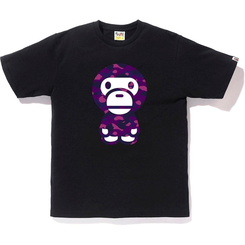 BAPE Color Camo Baby Milo Tee Black/Purple