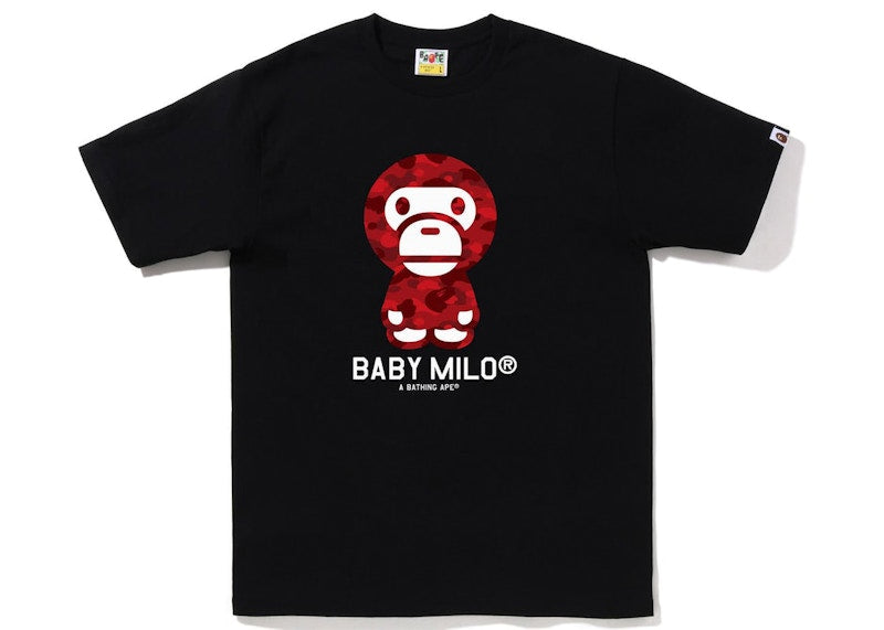BAPE Color Camo Baby Milo Tee (SS23) Black Red