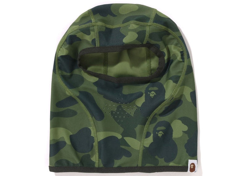 BAPE Color Camo Balaclava Green