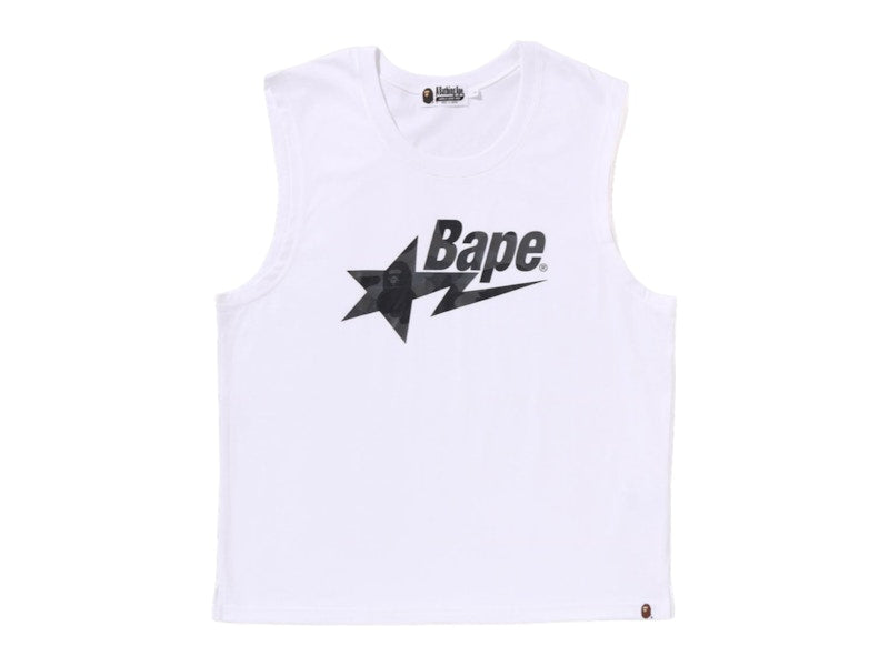 BAPE Color Camo Bape Sta Tank Top White