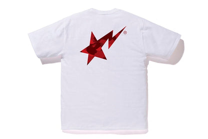 BAPE Color Camo Bapesta Logo T-shirt White