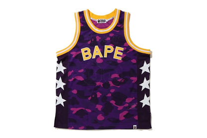 BAPE Color Camo Basketball Tank Top (SS20) Purple