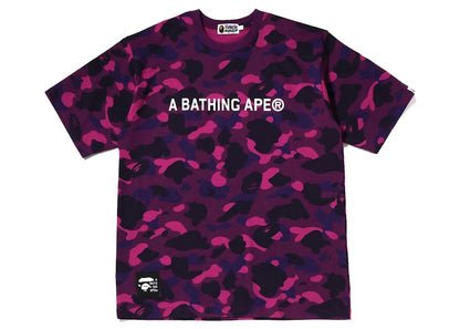 BAPE Color Camo Bathing Ape Relaxed Fit Tee Purple