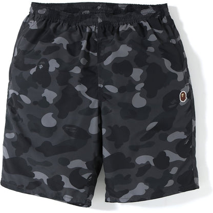 BAPE Color Camo Beach Shorts Black