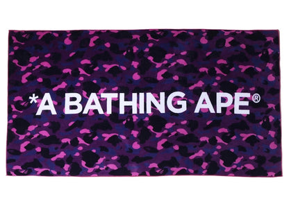 BAPE Color Camo Beach Towel (SS22) Purple