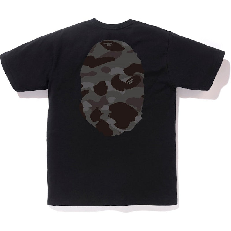 BAPE Color Camo Big Ape Head Tee Black/Black