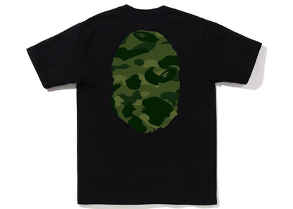 BAPE Color Camo Big Ape Head Tee Black Green