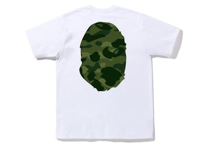 BAPE Color Camo Big Ape Head Tee White/Green