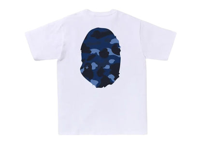 BAPE Color Camo Big Ape Head Tee (FW25) White/Navy