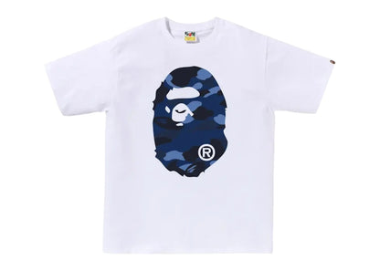 BAPE Color Camo Big Ape Head Tee (FW25) White/Navy
