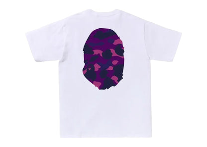 BAPE Color Camo Big Ape Head Tee (FW25) White/Purple