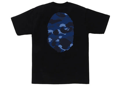 BAPE Color Camo Big Ape Head Tee Black/Navy