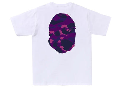 BAPE Color Camo Big Ape Head Tee White/Purple