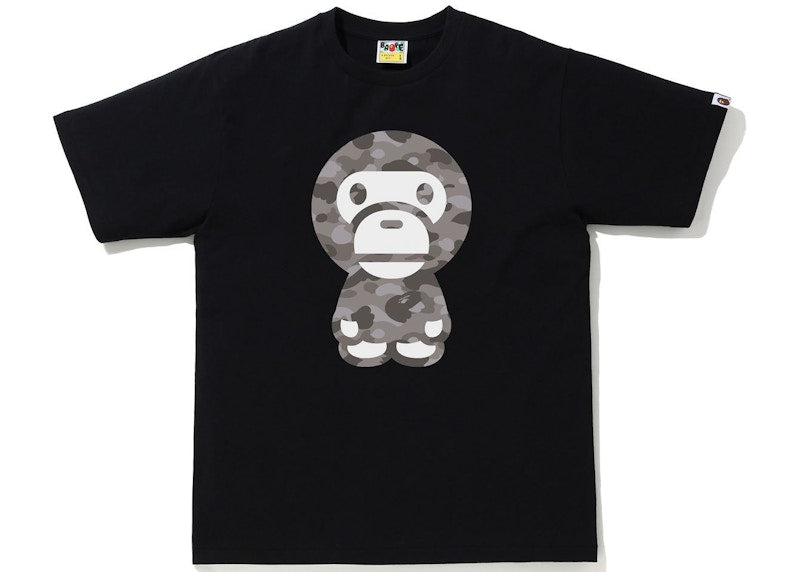 BAPE Color Camo Big Baby Milo Tee Black/Gray