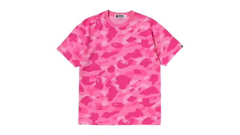 BAPE Color Camo Big College Tee Pink