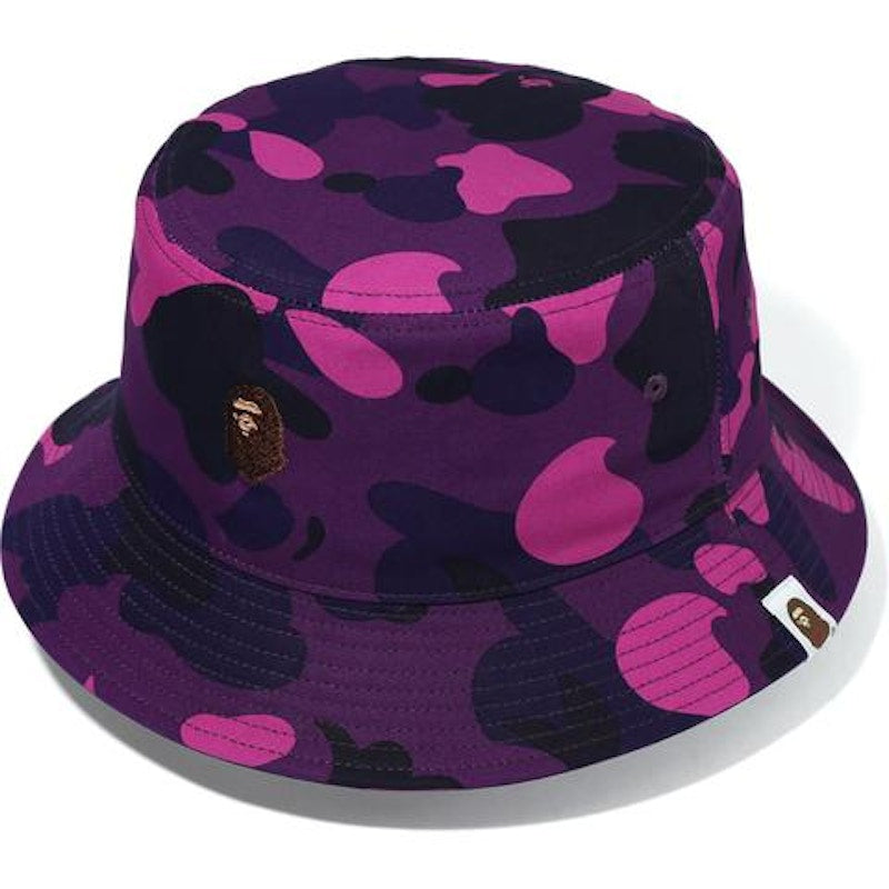 BAPE Color Camo Bucket Hat Purple