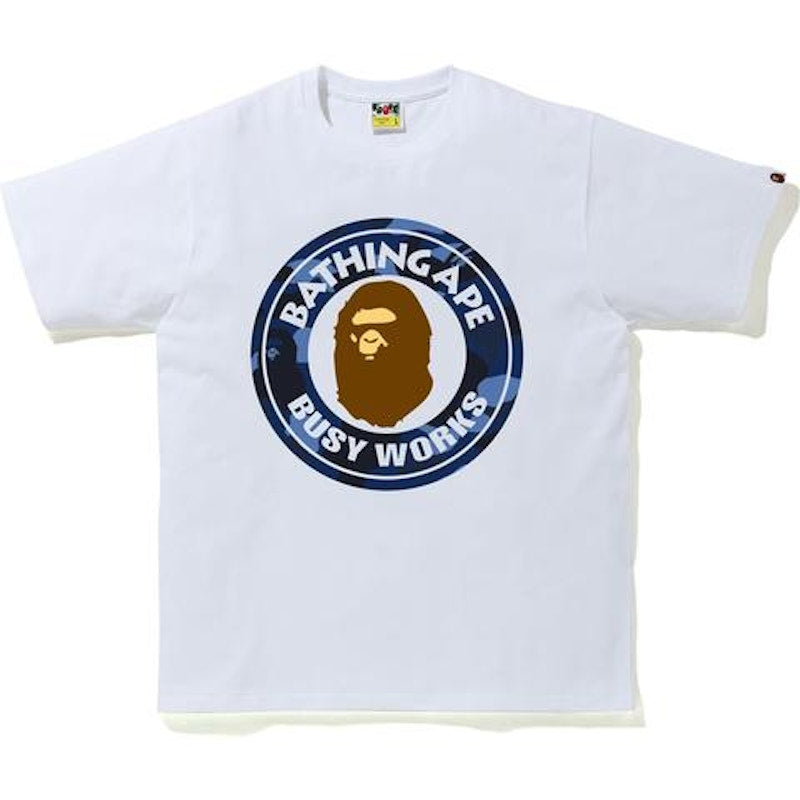 BAPE Color Camo Busy Works T-Shirt (SS20) White/Navy