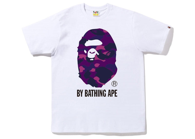 BAPE Color Camo By Bathing Ape Tee (FW22) White Purple