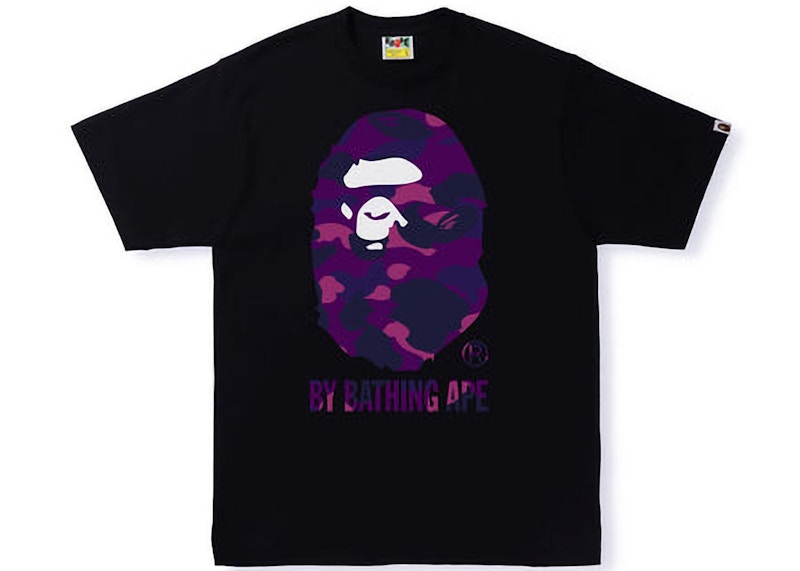 BAPE Color Camo By Bathing Ape Tee (SS22) Black Purple