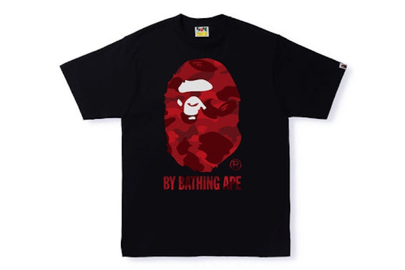 BAPE Color Camo By Bathing Ape Tee (SS22) Black Red