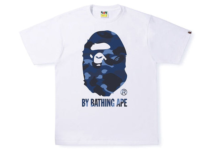 BAPE Color Camo By Bathing Ape Tee (SS22) White Navy